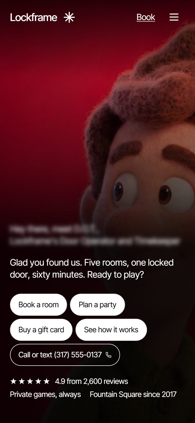 Lockframe on a phone