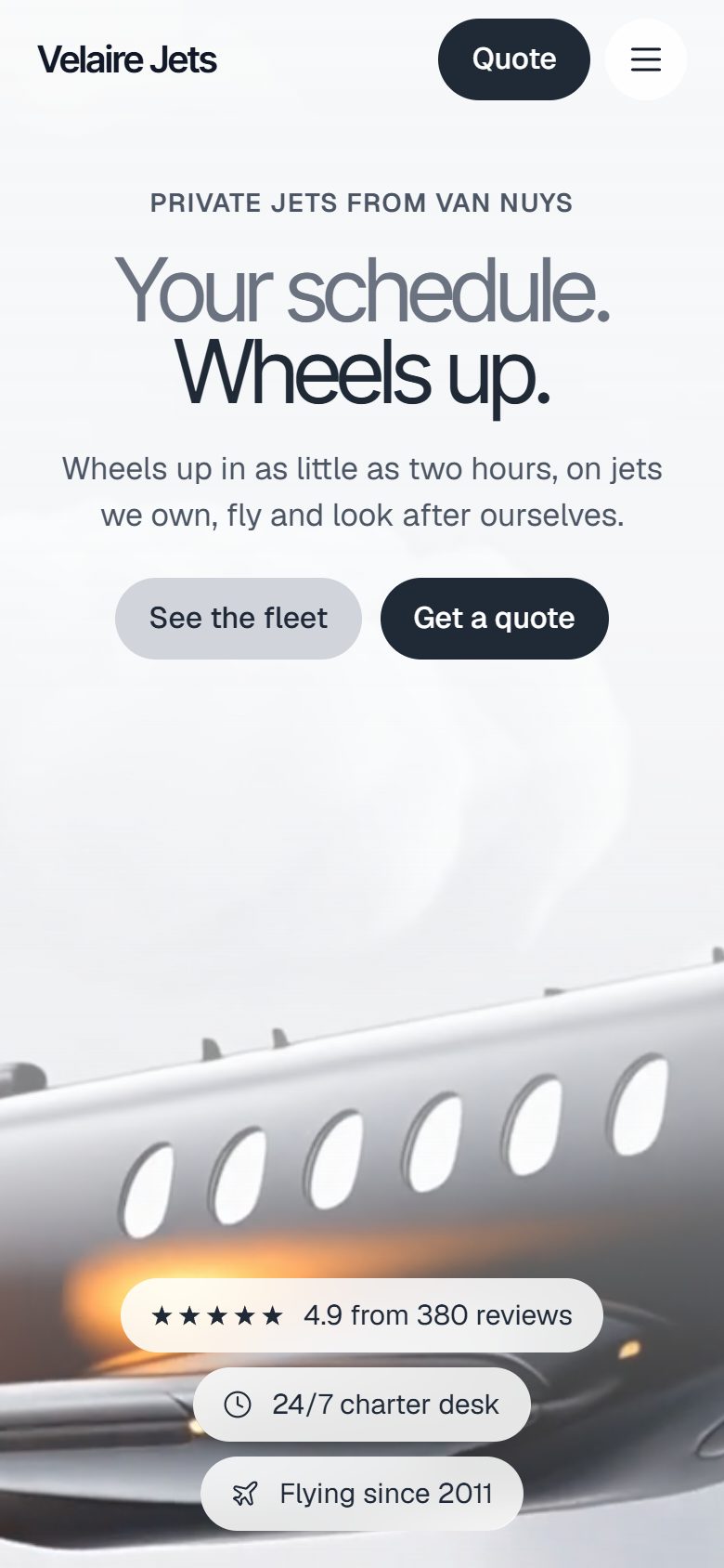 Velaire Jets on a phone